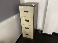 Silverline Brown Filing Cabinet- No Reserve