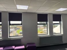 Purple Roller Blinds x5- No Reserve