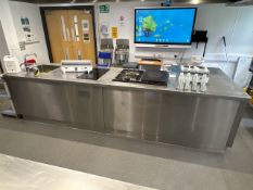 Stainless Steel Work Space With Built In Utility-No Reserve