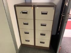 Pair Of Silverline Filing Cabinets - No Reserve