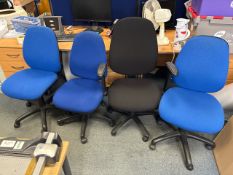 6x Assorted Office Chairs- No Reserve