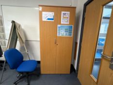 Beech Effect Cupboard- No Reserve