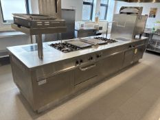 Gourmet Master Dual Stainless Steel Work Unit With Built In Utility-No Reserve