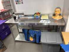 Stainless Steel Prep Table- No Reserve