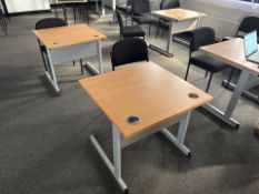10 Square Single Exam Tables- No Reserve