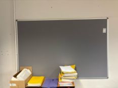 Grey Felt Notice Board x2- No Reserve