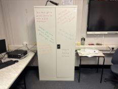 Grey Metal Cabinet- No Reserve