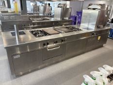Gourmet Master Dual Stainless Steel Work Unit With Built In Utility-No Reserve