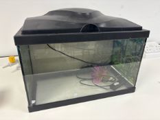 Small Fish Tank With LED Light- No Reserve