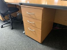 7 Assorted Desk Pedestals- No Reserve
