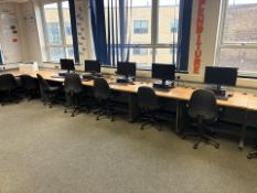 10 Small Straight Rectangular Desks - No Reserve