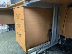 4 Assorted Radial Desks - No Reserve