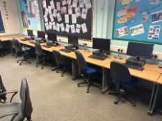 10 Small Straight Rectangular Desks - No Reserve