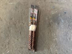 5 Bosch 14mm SDS Plus 100 x 165mm
