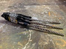 3 DeWalt 8mm SDS Plus Drill Bits 210mm x 150mm