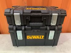 Pair Of DeWalt Stackable Toolboxes
