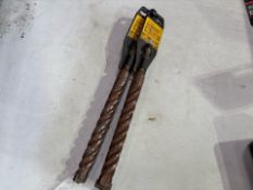 2 DeWalt 24mm SDS Plus Drill Bits 200mm x 250mm