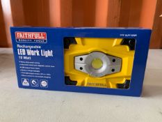 New Box Of 4 Rechargeable LED Work Lights