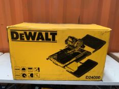 New DeWalt D24000 Wet Tile Saw