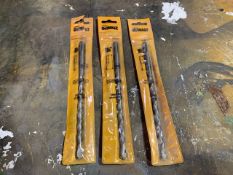 3 DeWalt 10mm SDS Plus Drill Bits 210mm x 145mm