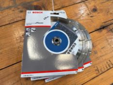 3 Bosch 180mm Stone Cutting Blade