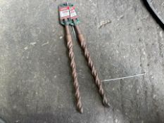 Pair Of Metabo 18mm SDS Plus 250mm x 300mm