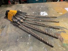 5 DeWalt 8mm SDS Plus Drill Bits 200mm x 260mm