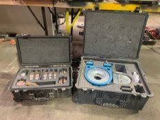 Used Skidmore-Wilhelm Bolt Tension Calibrator With Case And Extra Adapters
