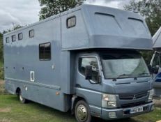 2012 Mitsubishi Canter Fuso Horsebox Conversion, Full MOT, 100, 745 Miles, No VAT
