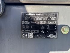 2015 Linde H30 3 Tonne Gas Forklift, Container Spec, 4294 Hours, 4.6m Triple Mast With Side Shift