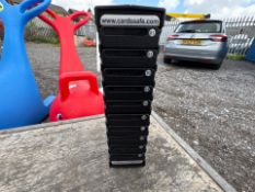 10 Slot Card Safe **NO RESERVE**