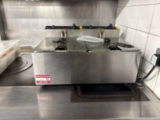 Buffalo Twin Basket Table Top Fryer - No Reserve