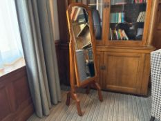 Wooden Standing Mirror - No Reserve