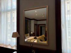 Silver Framed Wall Mirror - No Reserve