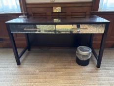 Wood Dressing Table & Chair - No Reserve