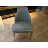 6 x Grey Dining Chairs - No Reserve