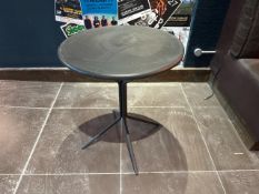 2 x Metal Circular Tables - No Reserve