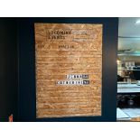 Chipboard Event Notice Board - No Reserve