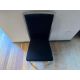 Black Fabric Dining Chairs x 8-No Reserve - Image 4 of 5