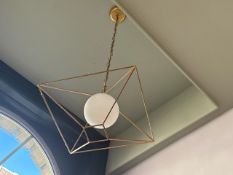 Pair Of Pendant Lamps - No Reserve