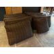 Grey Checkered Velcro Back Cushions x10 - No Reserve - Image 1 of 6