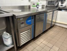 Bonnet Tripple Door Counter Fridge - No Reserve