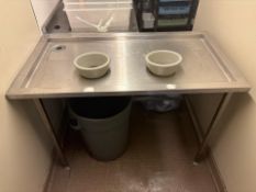 Stainless Steel Waste Table - No Reserve