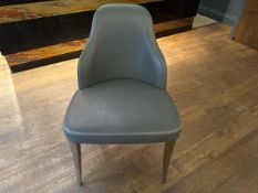 6 x Grey Dining Chairs - No Reserve