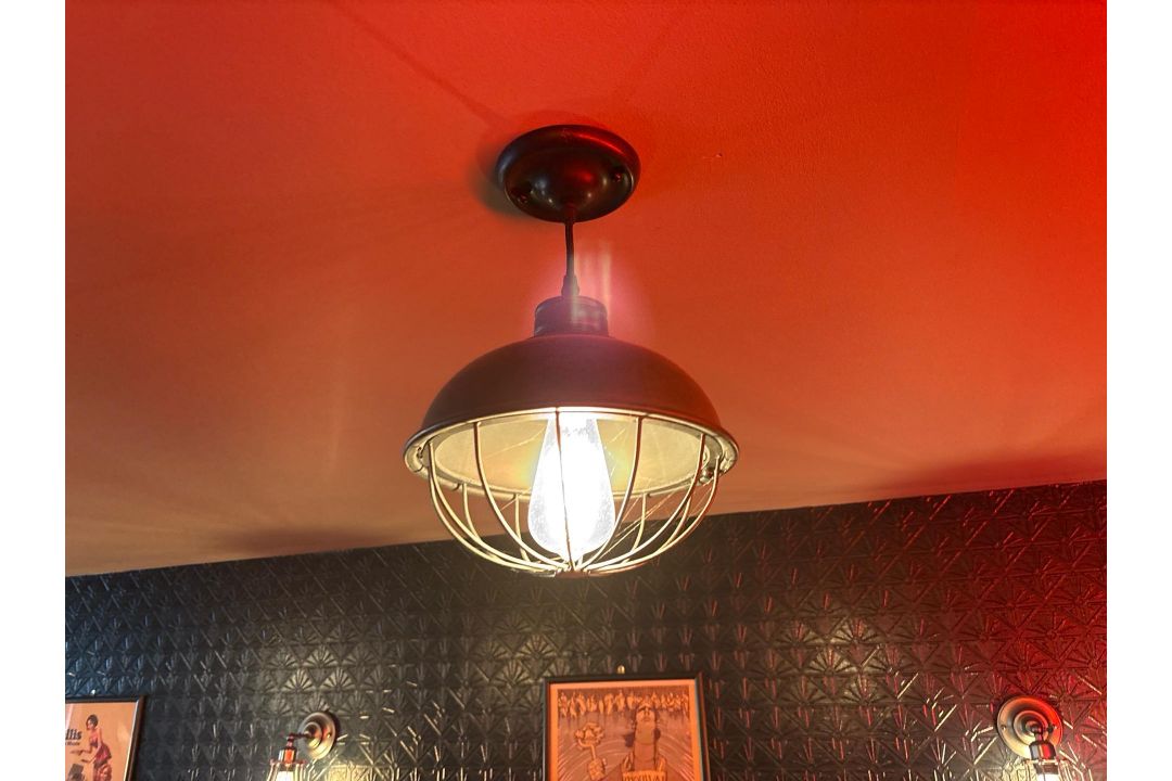 Metal Pendant Lights x4 - Image 2 of 4