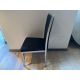 Black Fabric Dining Chairs x 8-No Reserve - Image 2 of 5