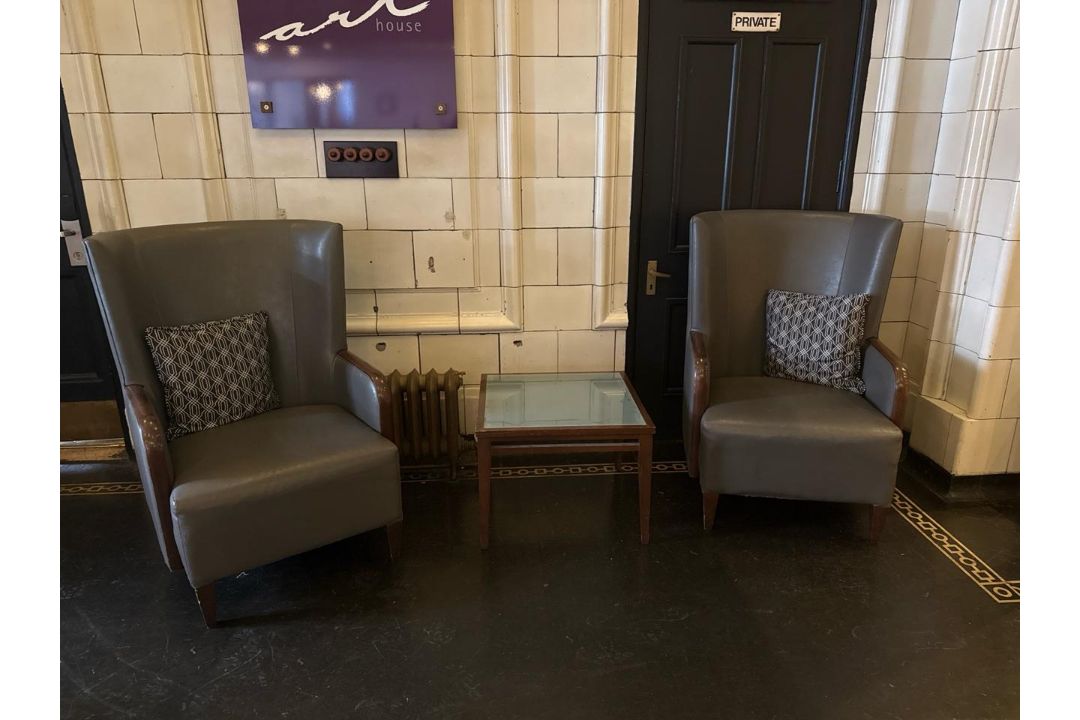 Pair Of Wingback Chairs & Coffee Table - No Reserve - Image 1 of 5