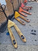 4x Assorted Pallet Trucks