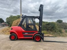 2005 Linde H80D/900, 8 Tonne Diesel Forklift, Wide Carriage, 5641 Hours