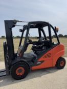 2013 Linde H35d Diesel Forklift, Container Spec, 9600 Hours, 4.6m Triple Mast With Side Shift